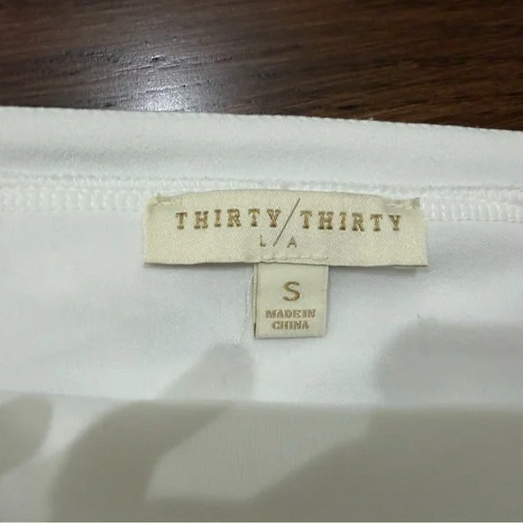 Fringe Tiered Mini Skirt in White - Picture 2 of 3